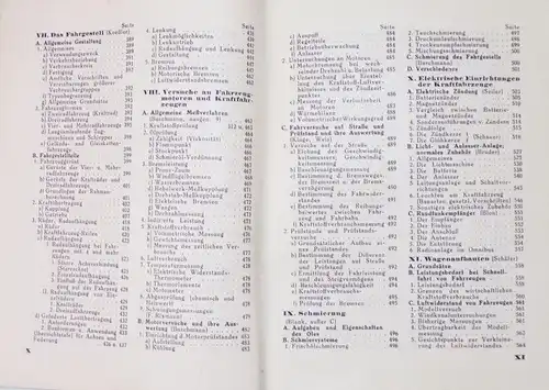 Taschenbuch für den Auto Ingenieur 1942 Buschmann