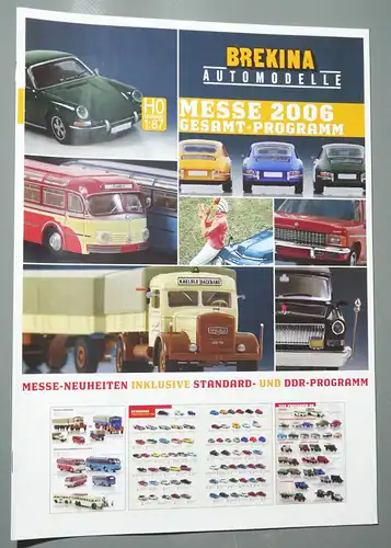 Brekina Automodelle Messe 2006 Gesamt Programm H0