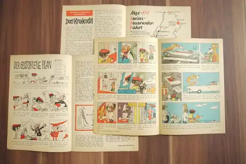 Atze Comic DDR 1965 Heft 7 Das Krokodil Kinder Zeitschrift