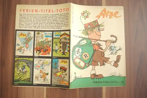 Atze Comic DDR 1965 Heft 7 Das Krokodil Kinder Zeitschrift