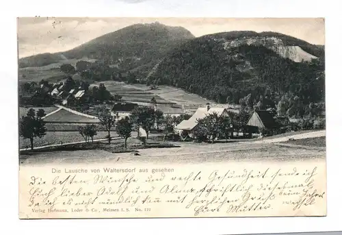 Ak Die Lausche von Waltersdorf aus gesehen