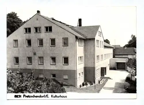 Ak Pretzschendorf Kulturhaus Echt Foto Erzgebirge