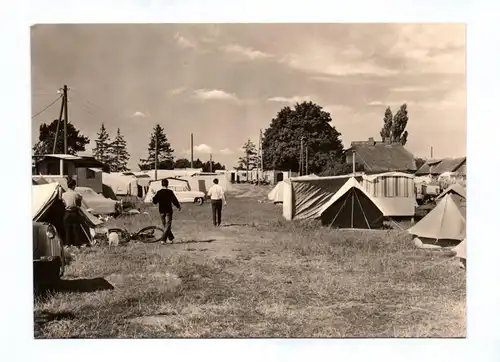 Ak Wieck Darß Zeltplatz 1970 DDR