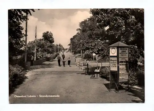 Ak Ostseebad Lubmin Strandpromenade DDR 1964