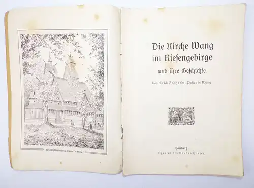 Die Kirche Wang im Riesengebirge 1905 Erich Gebhardt Schlesien