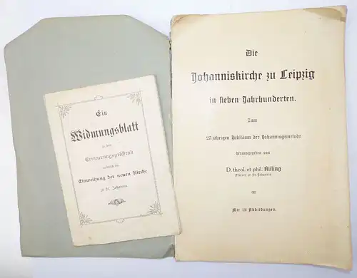 Die Johanniskirche zu Leipzig in sieben Jahrhunderten 1916 