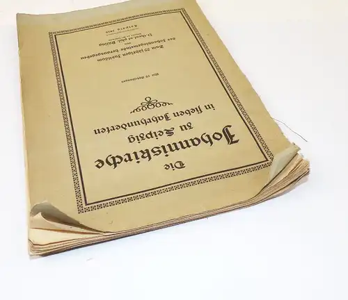 Die Johanniskirche zu Leipzig in sieben Jahrhunderten 1916 