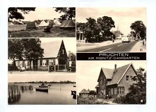 Ak Pruchten Kreis Ribnitz Damgarten Zeltplatz Postamt DDR 1970