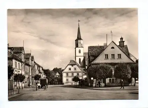 Ak Rothenburg Lausitz Karl Marx Platz DDR 1970 Kirche