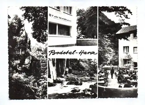 Ak Bodetal Harz Cafe Waldkater DDR 1969