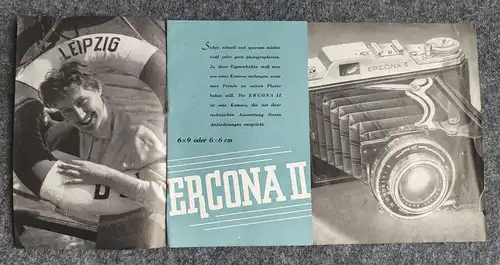 Ercona II  sicher schnell sparsam 1957 VEB Werke Niedersedlitz