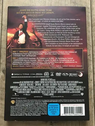 Film Keanu Reeves Constantine Film DVD 2 Disc Edition