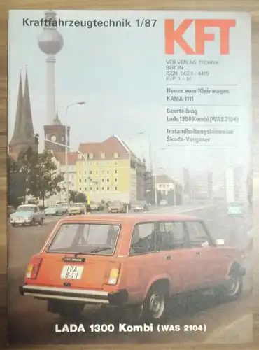 KFT Neues von Kleinwagen Kama 1111 Januar 1987 DDR Beurteilung Lada 1300
