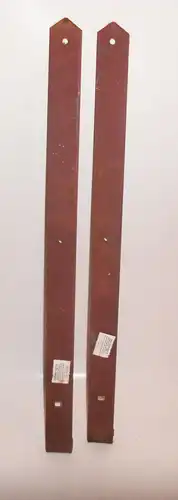 Paar Eisen Türbänder VEB Baubeschlagfabrik Elsterwerda Aufschraubband Türband