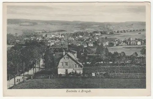 Ak Zwönitz im Erzgebirge um 1910