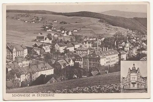 Ak Schönheide bei Schneeberg Erzgebirge Hotel Schwan um 1920 (A1300