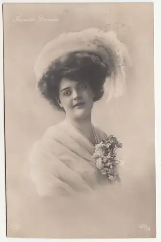 Ak Schauspielerin Jeanette Donald 1909