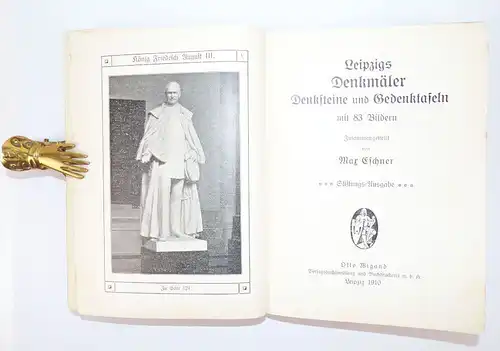 Eschner Leipzig s Denkmäler Denksteine Gedenktafeln 1910