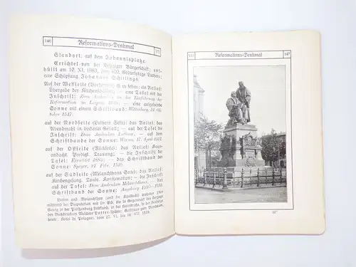 Eschner Leipzig s Denkmäler Denksteine Gedenktafeln 1910