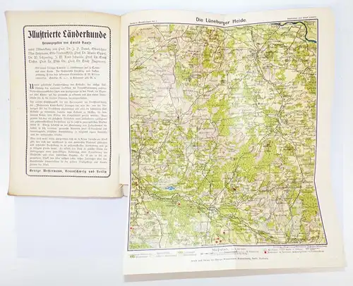 Deutsche Wanderungen Die Lüneburger Heide Josef Galle 1914 Buch