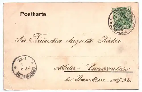 Litho Ak Großschönau Hutberg 1904 koloriert