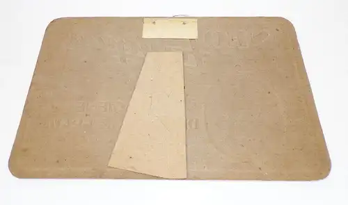 Alter Aufsteller NEO Tampon Frauen Hygiene DDR 1950er Pappschild