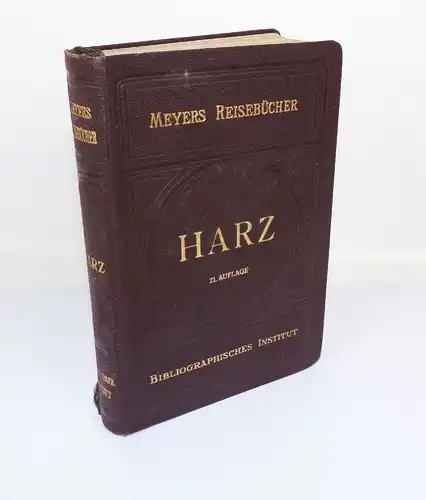 Meyers Reisebücher Harz 1912 Große Ausgabe