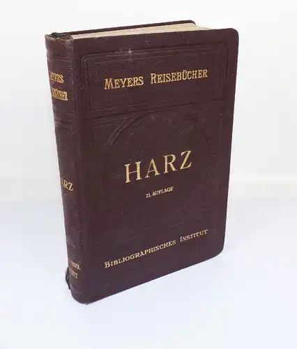 Meyers Reisebücher Harz 1912 Große Ausgabe 