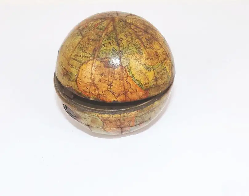 Uralter Globus Reise Schreibset Miniatur um 1900 1