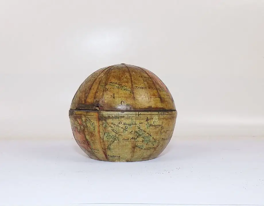 Uralter Globus Reise Schreibset Miniatur um 1900 3