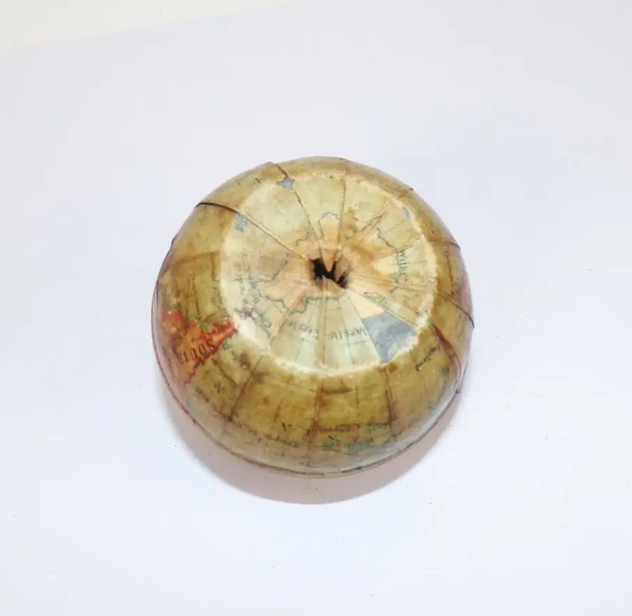 Uralter Globus Reise Schreibset Miniatur um 1900 6