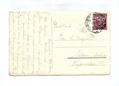 Ak Leitmeritz 1930 Litoměřice Gebäude Tschechien