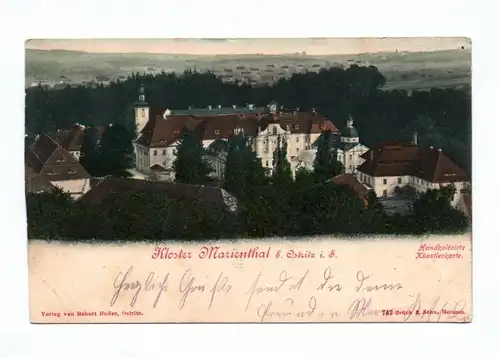 Ak Kloster Marienthal bei Ostritz in Sachsen 1901