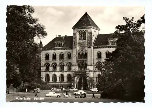 Ak Halle Saale Postamt 1964