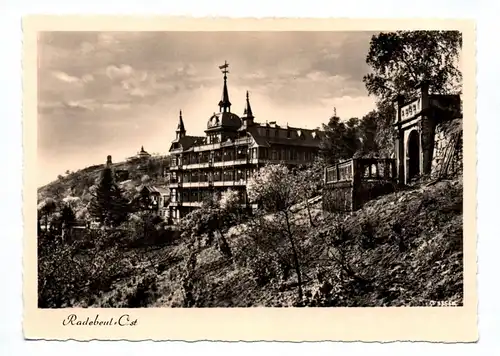 Ak Radebeul Ost 1958 Echt Foto Bilz Sanatorium