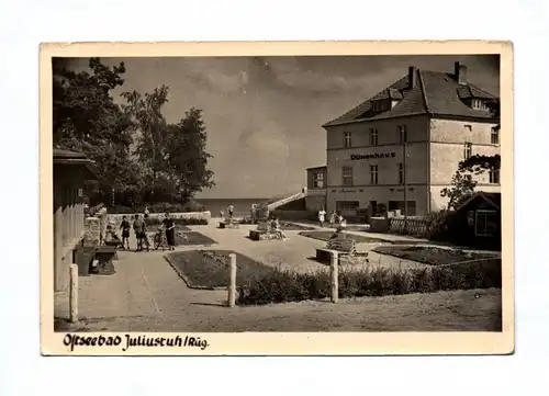 Ak Ostseebad Juliusruh Rügen 1955 Strandhotel Dünenhaus