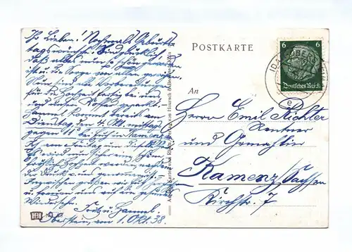 Ak Die Loreley Berge Postkarte 1938 Sankt Goarshausen
