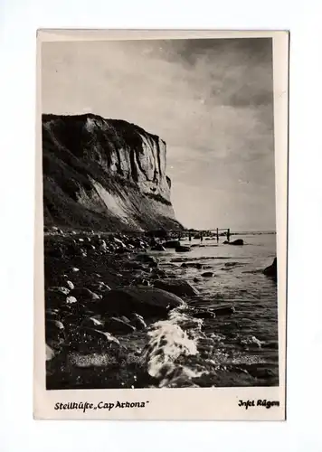 Ak Steilküste Cap Arkona Insel Rügen 1955 Deutsches Land am Meeresstrand
