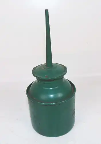 Vintage Ölflasche Öler Ölkanne Garage Werkstatt Metall Deko