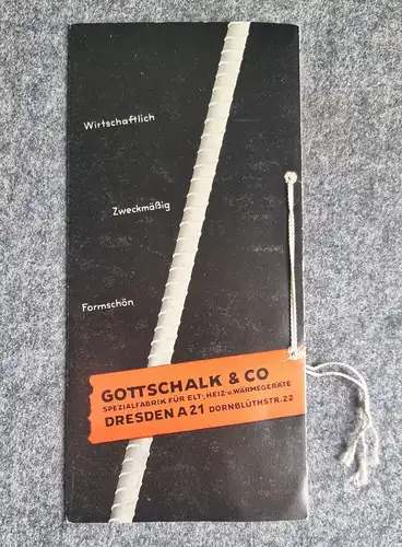 Goco Produktions Programm DDR 1957 Spezialfabrik Heiz und Wärmegeräte