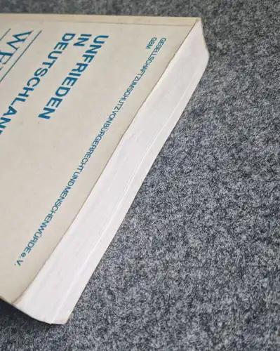 Unfrieden in Deutschland Wissenschaft und Kultur im Beitrittsgebiet 1993 Band 2