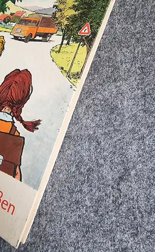 Auf unseren Straßen 1965 Verkehrsunterricht Klassen 2 bis 4 Volkseigener Verlag 