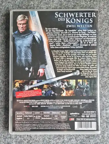 Dolph Lundgren Schwerter des Königs Zwei Welten DVD FSK16