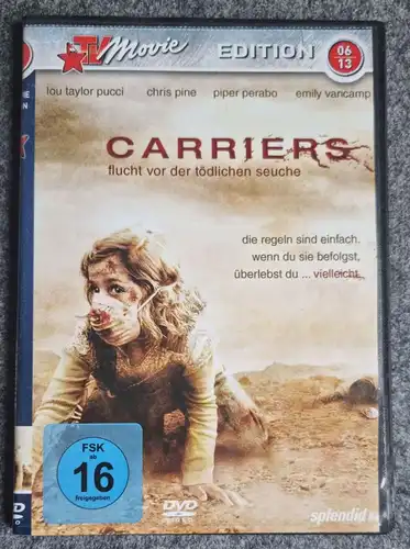 DVD Carriers Flucht vor der tödlichen Seuche Film FSK16