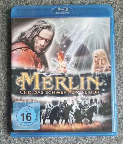 Merlin und das Schwert Excalibur FSK 16 Film Bluray Disc
