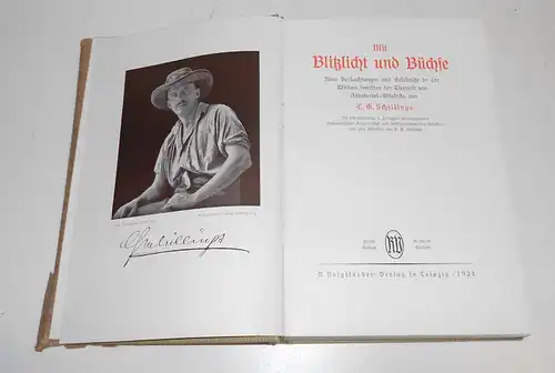 Schillings - Mit Blitzlicht und Büchse - Beobachtungen & Erlebnisse Afrika 1924