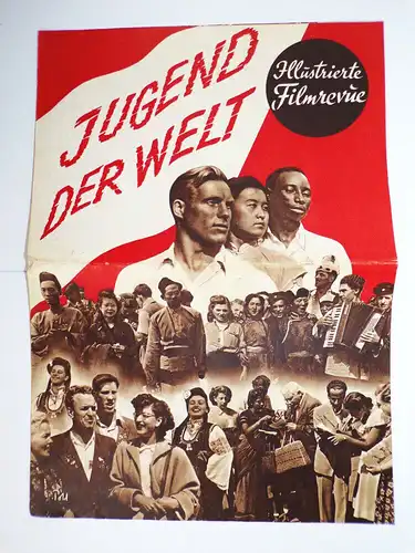 Jugend der Welt Illustrierte Filmrevue Awanessowa Filmprogramm 1950
