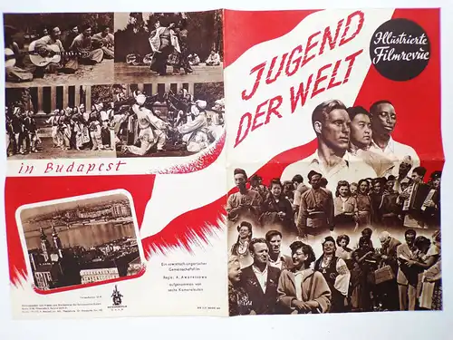 Jugend der Welt Illustrierte Filmrevue Awanessowa Filmprogramm 1950