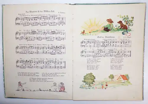 Sing Sang fürs kleine Volk Kinderlieder Notzen 1926 Krentzlin Musmann Kinderbuch