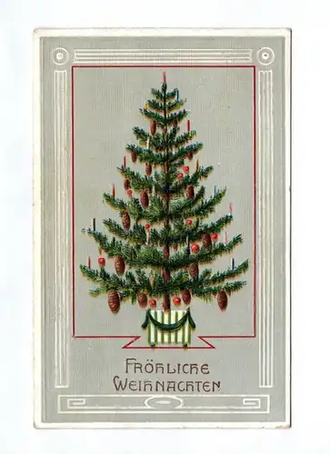 Ak Fröhliche Weihnacht 1912 geschmückter Weihnachtsbaum